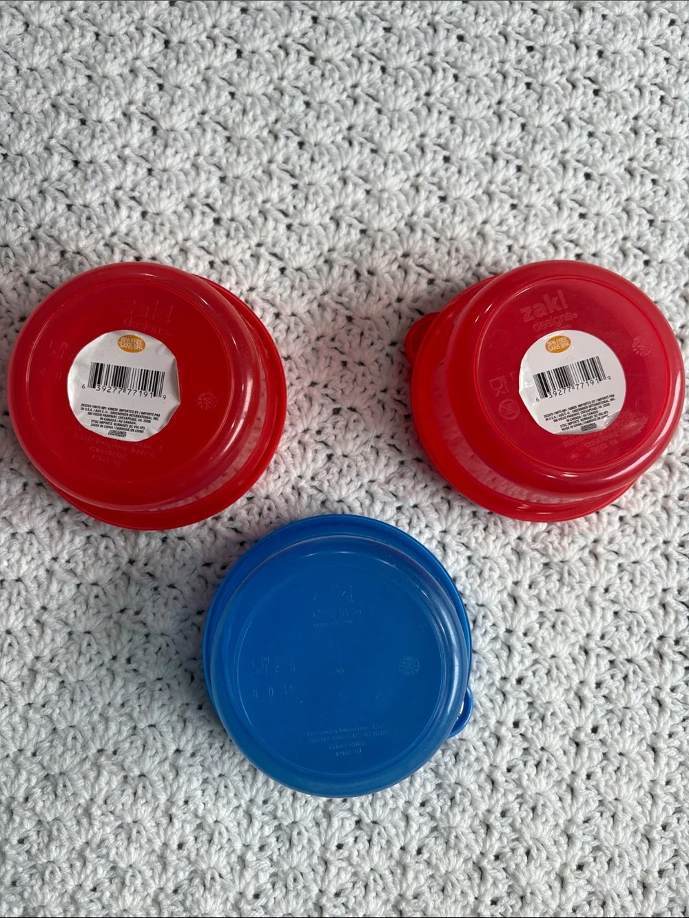 ZAK! Designs Blue Paw Patrol & Red PJ Mask BPA Free Kids Snack Boxes- Set Of 3 !